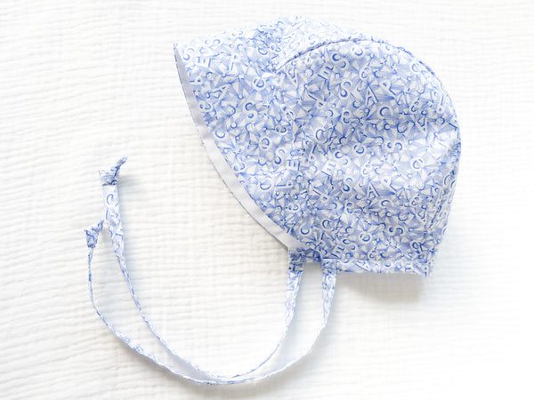 BOBO CHÉRIS 波波雪莉 英國LIBERTY FABRICS歐式復古嬰兒帽 - Spaceman|LIBERTY FABRICS Vintage Baby Bonnet - Spaceman