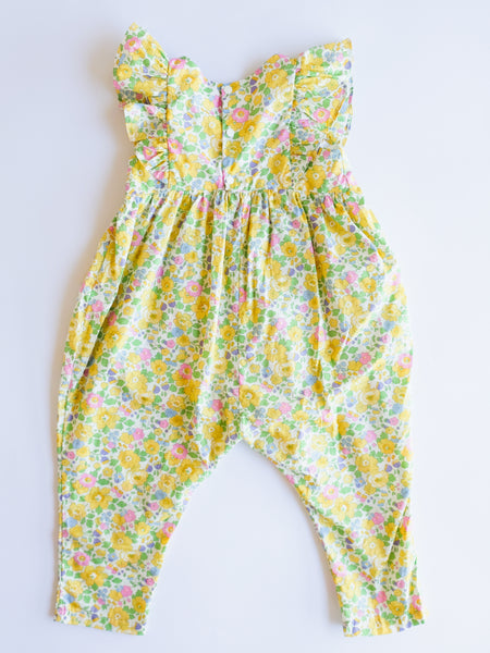 英國LIBERTY FABRICS女童Zoé法式連身褲 | Liberty Fabrics Girl's Zoé Jumpsuit