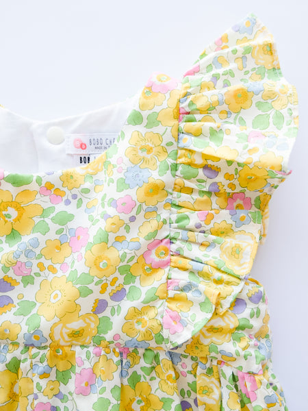 英國LIBERTY FABRICS女童Zoé法式連身褲 | Liberty Fabrics Girl's Zoé Jumpsuit