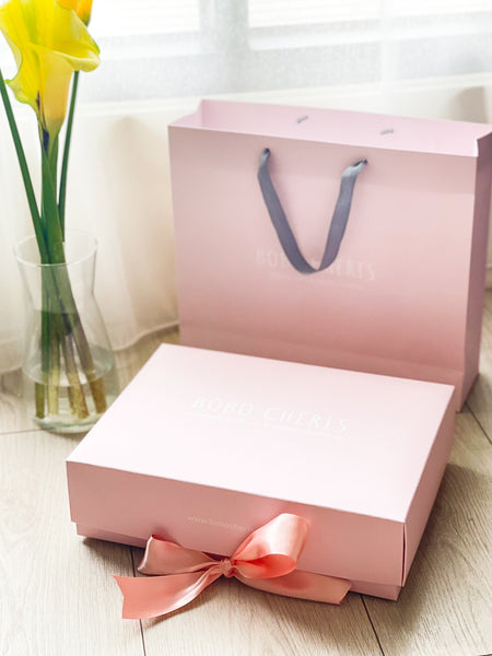 BOBO CHÉRIS 波波雪莉 禮盒包裝加購 彌月禮盒 週歲禮盒 女寶送禮|Gift Box Add-on