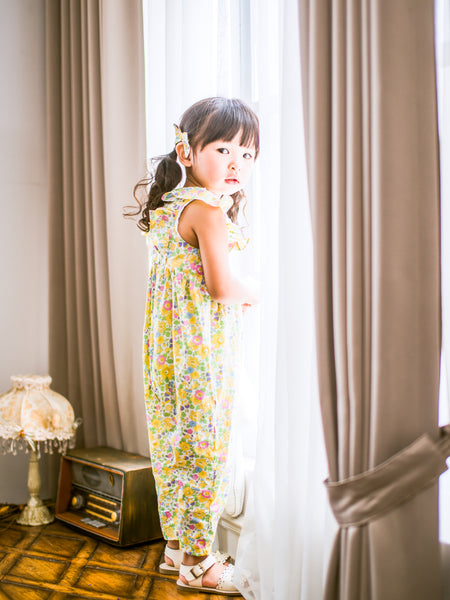 英國LIBERTY FABRICS女童Zoé法式連身褲 | Liberty Fabrics Girl's Zoé Jumpsuit