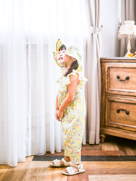 英國LIBERTY FABRICS女童Zoé法式連身褲 | Liberty Fabrics Girl's Zoé Jumpsuit