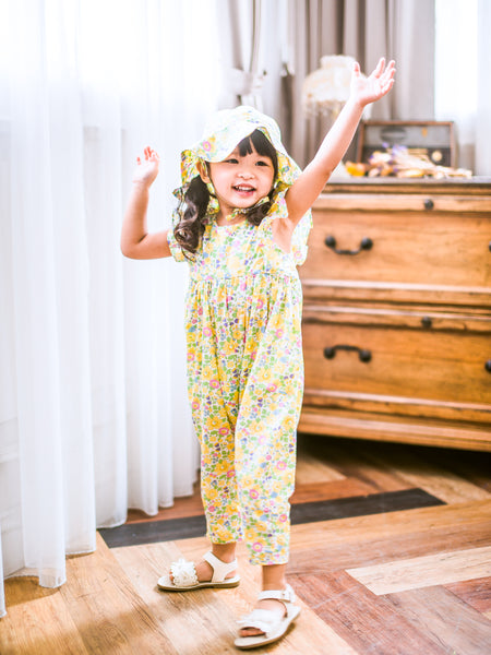 英國LIBERTY FABRICS女童Zoé法式連身褲 | Liberty Fabrics Girl's Zoé Jumpsuit