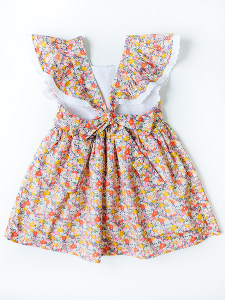 BOBO CHÉRIS 波波雪莉 英國LIBERTY FABRICS Léa法式綁帶洋裝 | Léa Dress made with Liberty Fabrics