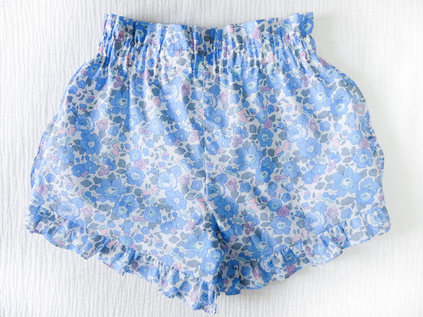 英國LIBERTY FABRICS Mia荷葉造型短褲 | Liberty Fabrics Girl’s Ruffled Mia Shorts