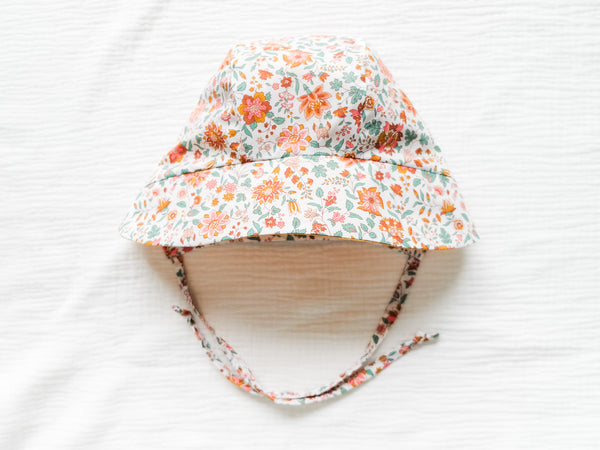 英國LIBERTY FABRICS歐式復古嬰兒帽 - Grace Emily Bell｜LIBERTY FABRICS Vintage Baby Bonnet - Grace Emily Bell