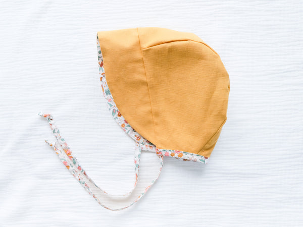 英國LIBERTY FABRICS歐式復古嬰兒帽 - Grace Emily Bell｜LIBERTY FABRICS Vintage Baby Bonnet - Grace Emily Bell