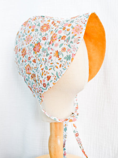 英國LIBERTY FABRICS歐式復古嬰兒帽 - Grace Emily Bell｜LIBERTY FABRICS Vintage Baby Bonnet - Grace Emily Bell