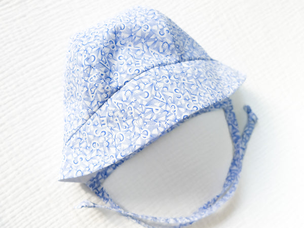 BOBO CHÉRIS 波波雪莉 英國LIBERTY FABRICS歐式復古嬰兒帽 - Spaceman｜LIBERTY FABRICS Vintage Baby Bonnet - Spaceman