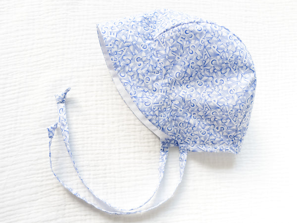 BOBO CHÉRIS 波波雪莉 英國LIBERTY FABRICS歐式復古嬰兒帽 - Spaceman｜LIBERTY FABRICS Vintage Baby Bonnet - Spaceman