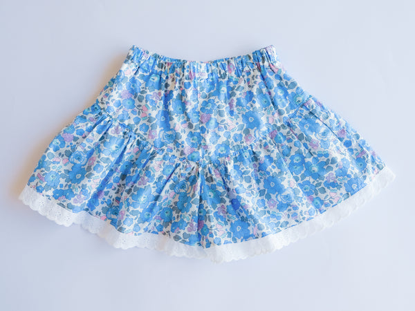 BOBO CHÉRIS 波波雪莉 英國LIBERTY女童有機棉Emma褲裙 | Girl’s Liberty Print Organic Cotton Emma Skort