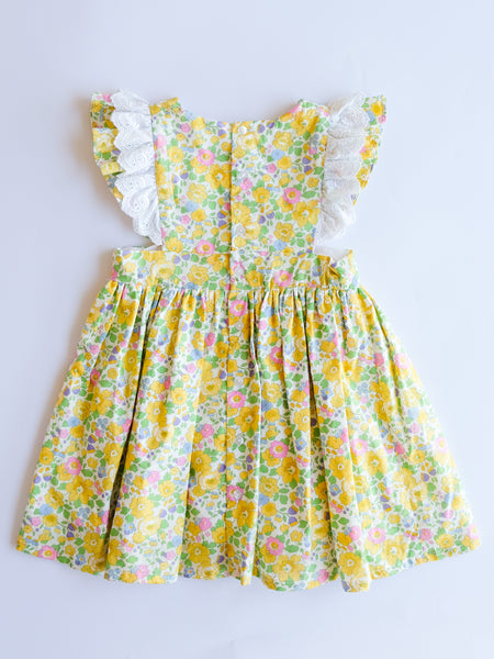 BOBO CHÉRIS 波波雪莉 英國LIBERTY有機棉Stella圍裙洋裝 | Liberty Organic Cotton Girl's Stella Pinafore Dress