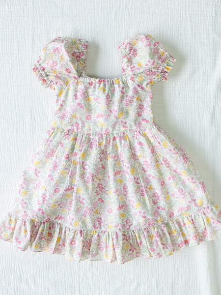 BOBO CHÉRIS 波波雪莉 英國LIBERTY有機棉Phoebe洋裝 | Liberty Organic Cotton Girl's Phoebe Dress