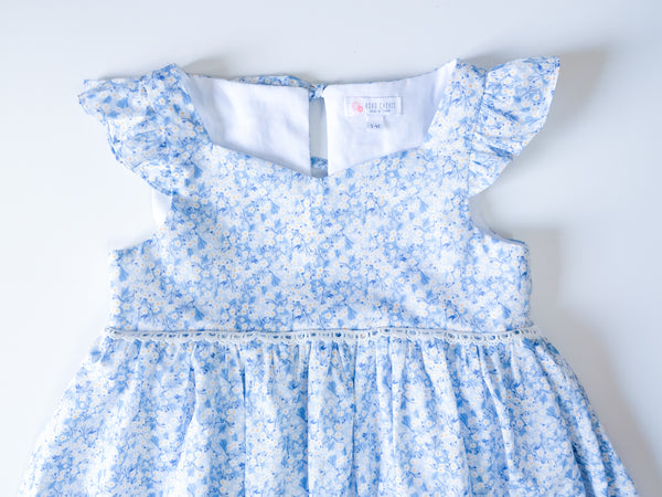 BOBO CHÉRIS 波波雪莉 英國LIBERTY有機棉Delphine法式公主洋裝 | Liberty Organic Cotton Girl's Sweetheart Neckline Delphine Dress