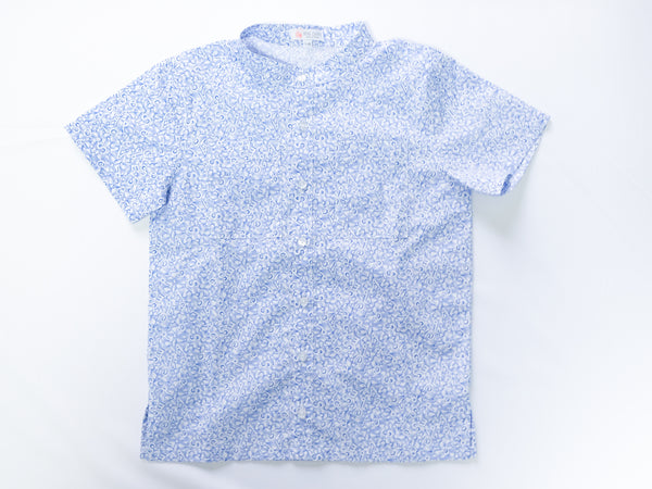 BOBO CHÉRIS 波波雪莉 英國LIBERTY FABRICS印花男童短袖立領襯衫 | LIBERTY Gabriel Boy's Short Sleeve Shirt