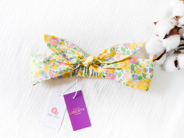 英國LIBERTY FABRICS寶寶蝴蝶結髮帶 | LIBERTY FABRICS Bow Headband for Kids