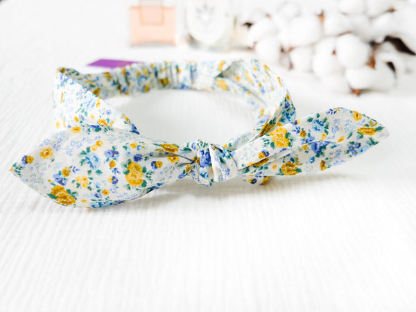 BOBO CHÉRIS 波波雪莉 英國LIBERTY FABRICS 蝴蝶結髮帶(大人款) | LIBERTY FABRICS Bow Headband for Adult