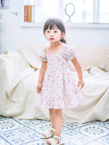 BOBO CHÉRIS 波波雪莉 英國LIBERTY有機棉Phoebe洋裝 | Liberty Organic Cotton Girl's Phoebe Dress