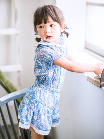 BOBO CHÉRIS 波波雪莉 英國LIBERTY女童有機棉Emma褲裙 | Girl’s Liberty Print Organic Cotton Emma Skort