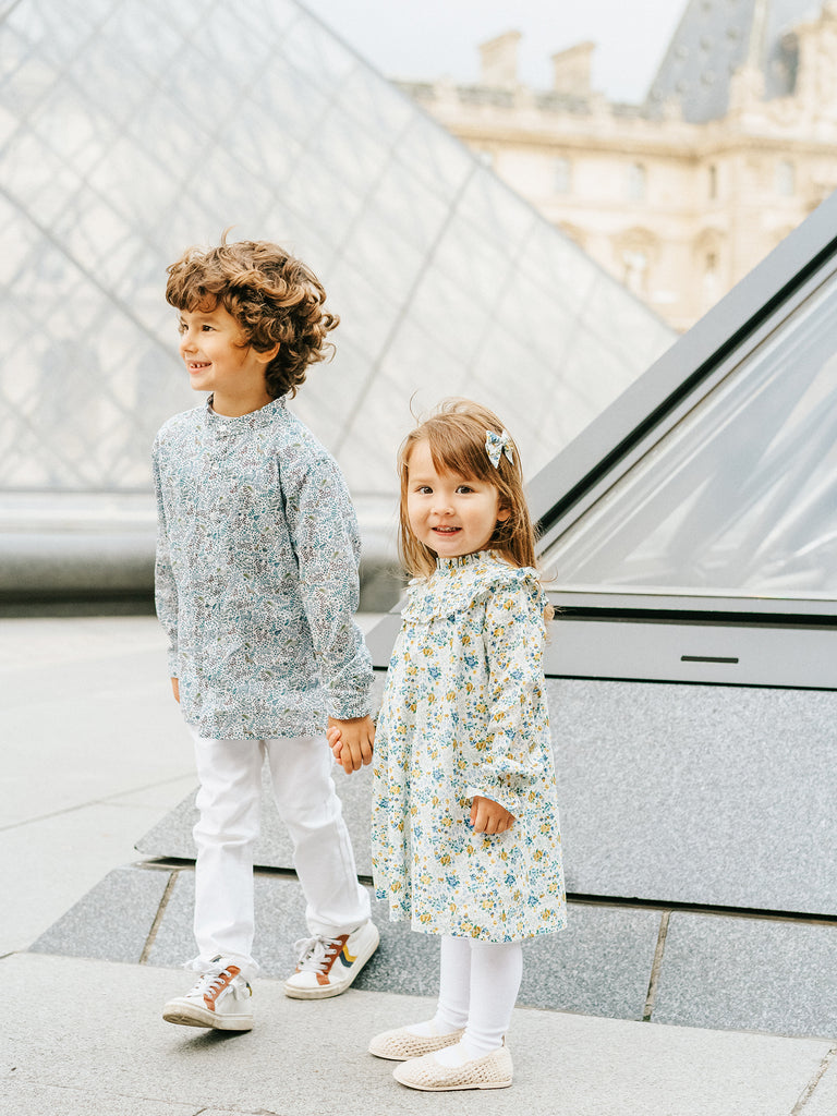 Matching boy and top girl valentine outfits